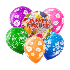 Mix di palloncini in elio 