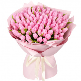 101 tulipanes rosados